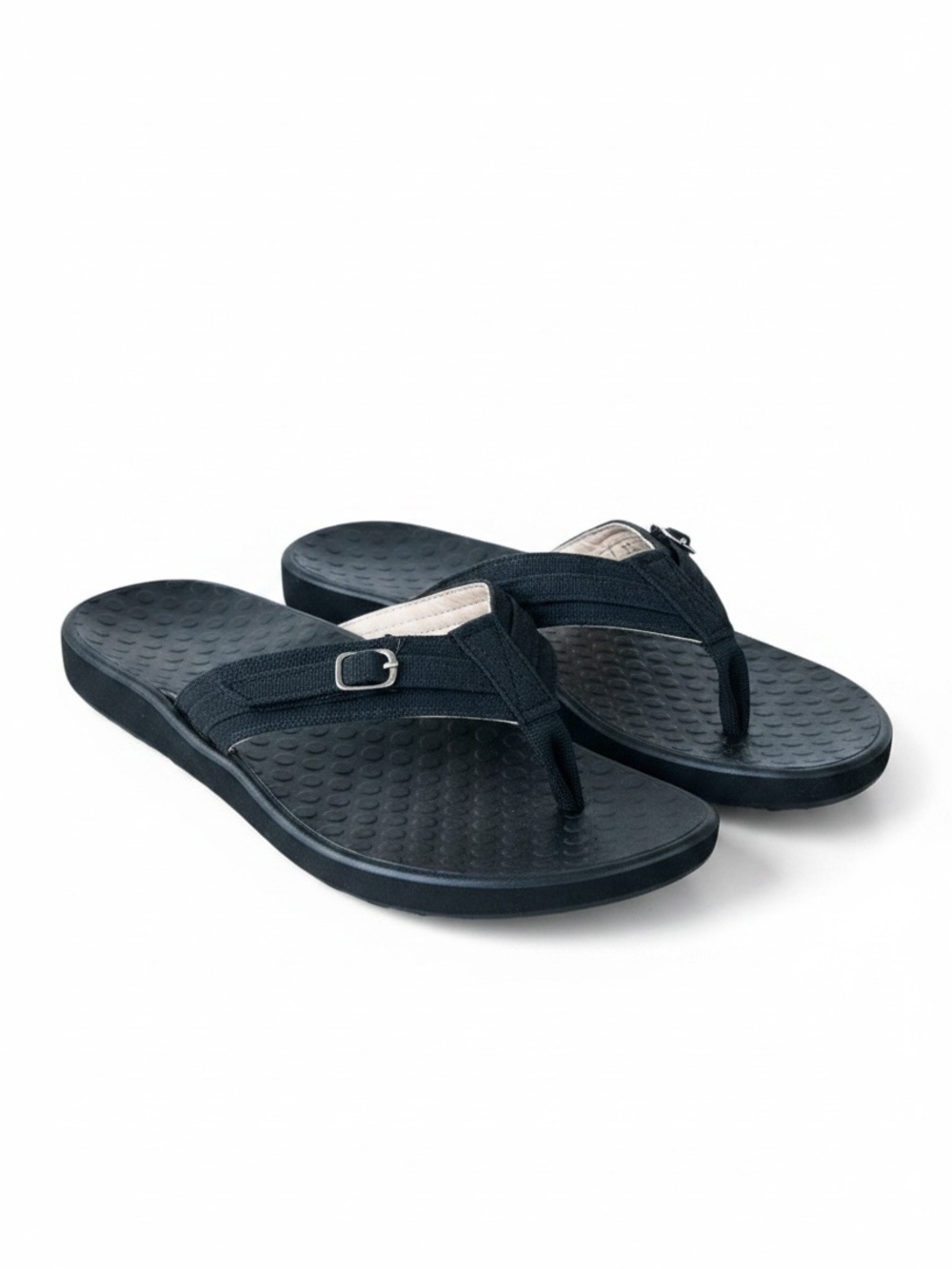Women’s Black Flip Flop Sandals Size 10 EU 42 Thong Slides NWOT